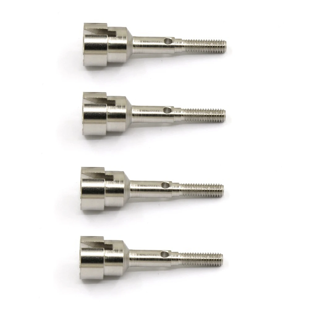 BEDW-4 Stuks Metalen Aandrijfas Cup Wielas Voor Wltoys 104001 1/10 RC Auto Upgrade Onderdelen Accessoires