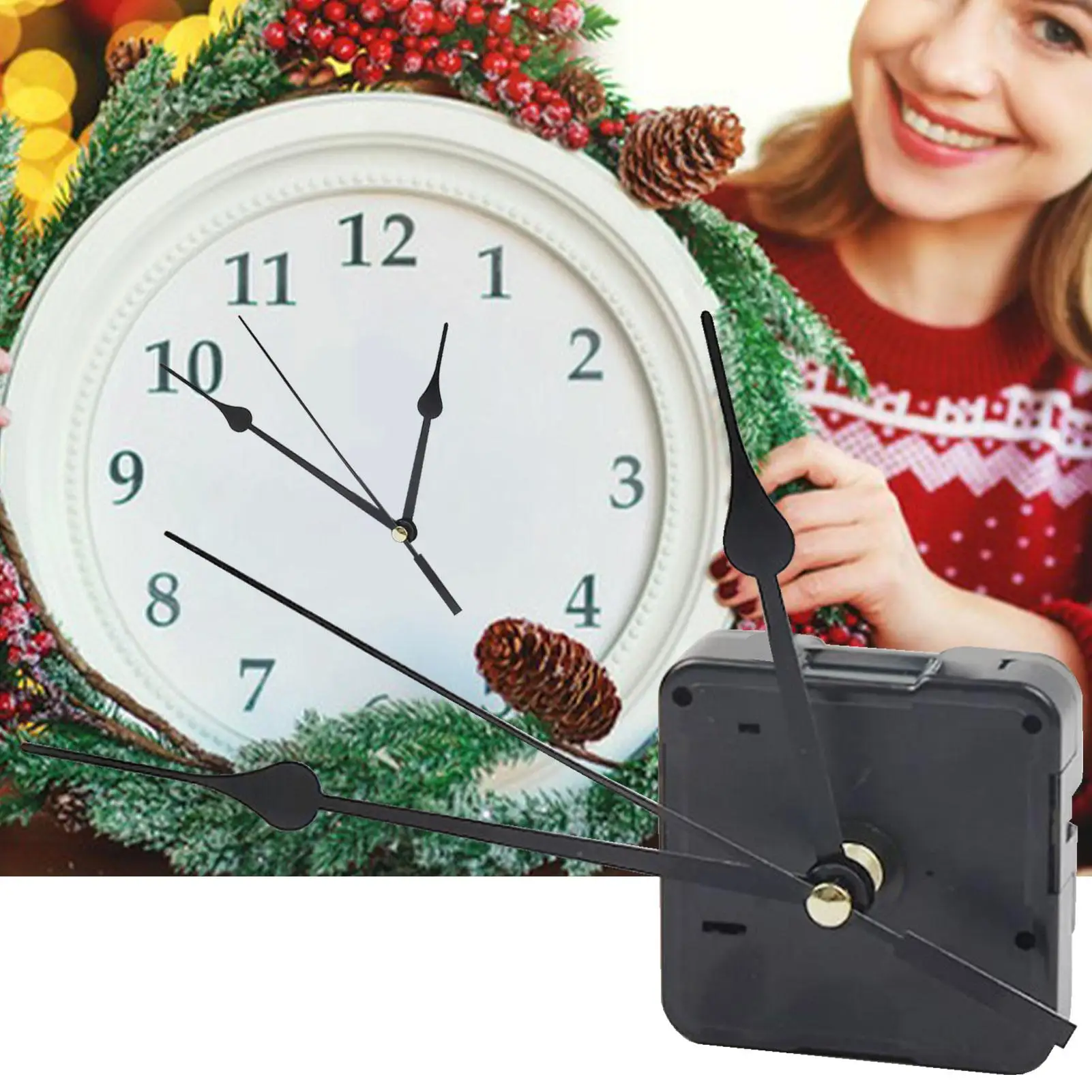 Battery Clock Movement High Torque Wall Clock Parts Precise Clock Works Replacement Battery Clock Mechanism for Wall Watch