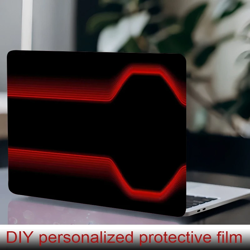 

2 laptop stickers Wavy Pattern Protective film, DIY scratch resistant sticker