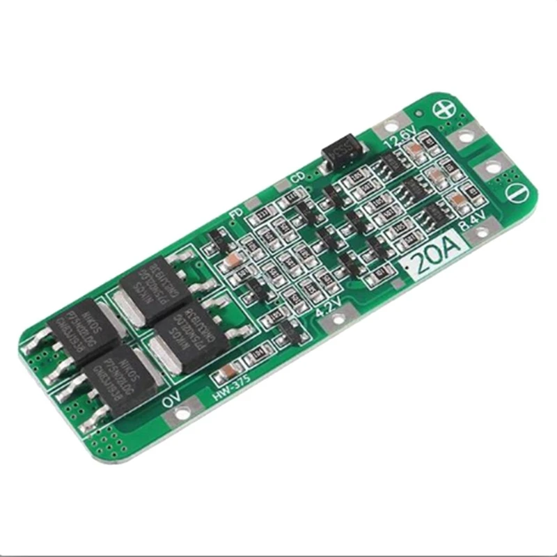 25Pcs 3S 20A BMS 18650 Li-Ion Li-Ion Battery Charger Module BMS Protection Board PCB 11.1V 12V 12.6V Module