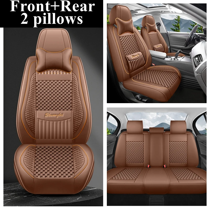 Car Seat Cover Set for Honda Civic Jazz Legend Accord City Clarity Concept-v Crosstour Crv Fit Hrc Insight Ridgeline Urban Vezel