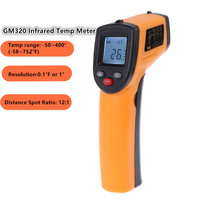 Digital Infrared Temperature Meter Handheld Non-Contact Temperature Detection Pyrometer Laser Thermometer Tester for Industry