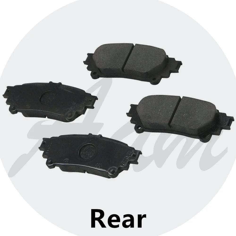 Rear Disc Brake Pad Kit For Toyota Highlander Kluger Sienna 04466-0E010 044660E010 04466 0E010