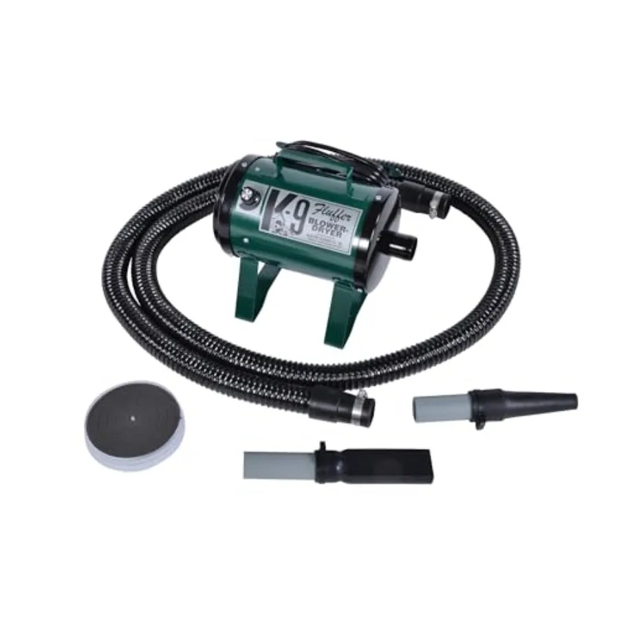 

K9 Fluffer Dog Dryer Powerful Portable Grooming Blower for Dogs and Pets Hunter Green