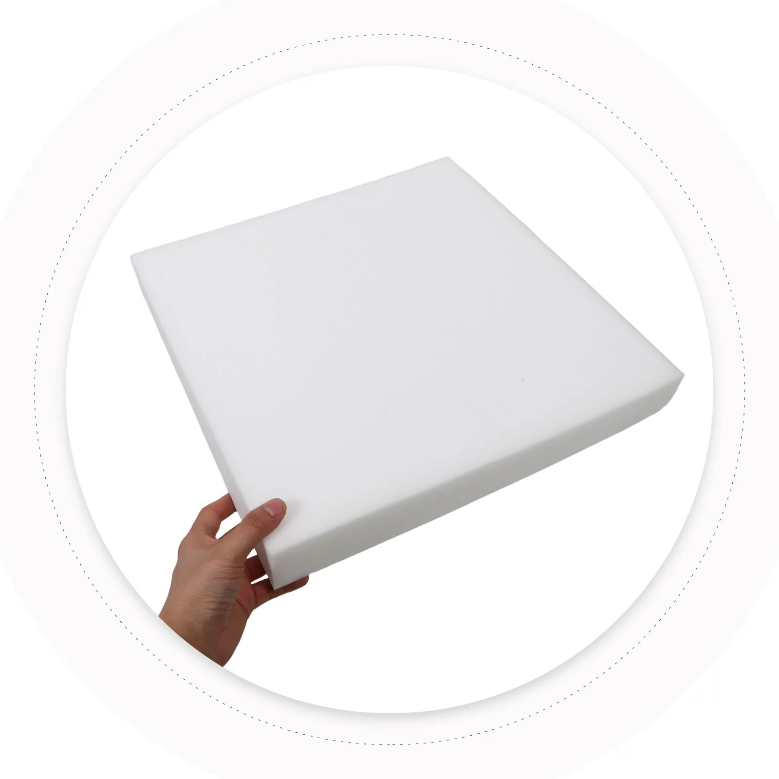 2Pcs Couch Cushion Replacement High Density Upholstery Padding Foam Insert Seat Support Cushion for Sofa Chair Dining Benches