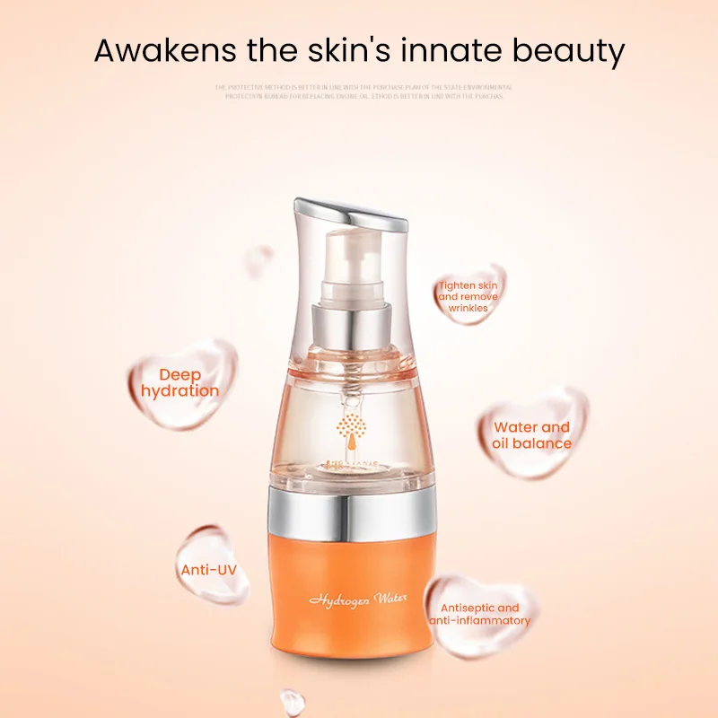 Pulvérisateur d'eau portable à l'hydrogène, humidificateur hydratant, bouteille de pulvérisation de beauté pour femme, production d'eau de rine hydrogène