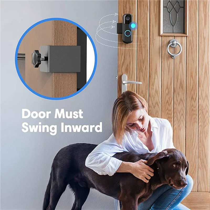 Anti-Theft Video Doorbell Door Mount Video Camera Doorbell Mount For Apartment Renters Home, Fit For Doorbell Camera