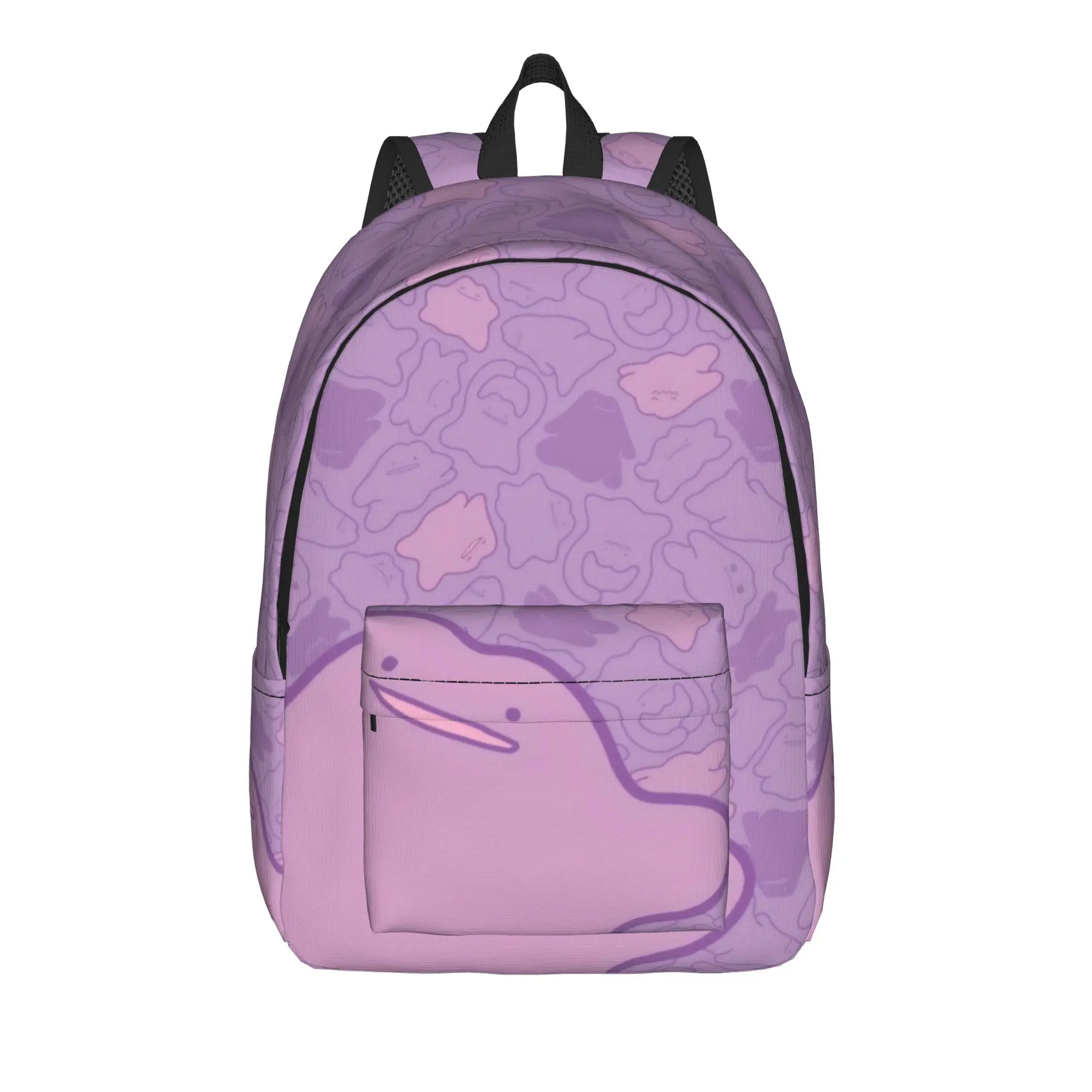 Dittoes Transform Purple blob Cool Backpack Outdoor School Hiking Travel Imposter Cartoon Daypack Men Women Laptop Shoulder Bag