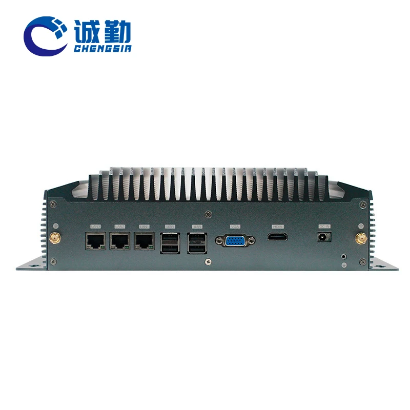 مصنع Intel 12th Gen Core I9 Mini Pc 3 * LAN حافظة كمبيوتر مكتبي 4COM 6USB VGA HD-MI Win10/11 DDR4 كمبيوتر صناعي صغير بدون مروحة