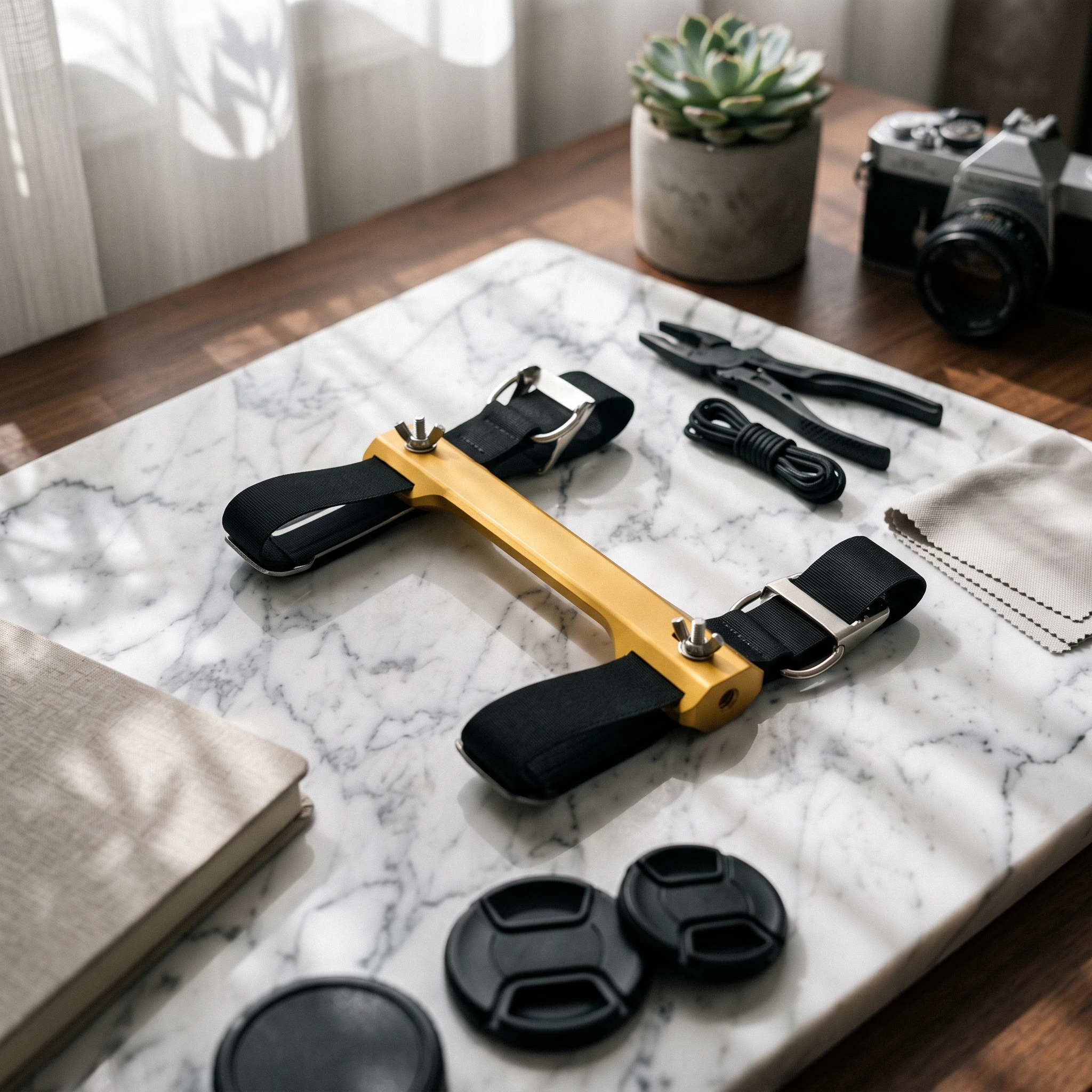 Single-Tank Adapter Adjustable Single Tank Adapter with Strap Slots Diving Backplate with Straps Long-Lasting Gear Easy To
