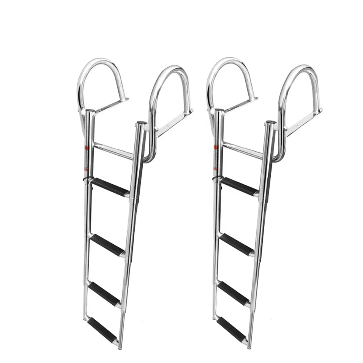 

China Hot Sell Boating Supplies Marine Accessories 4 Step Stainless Steel Pontoon Boat Ladderpromote sales