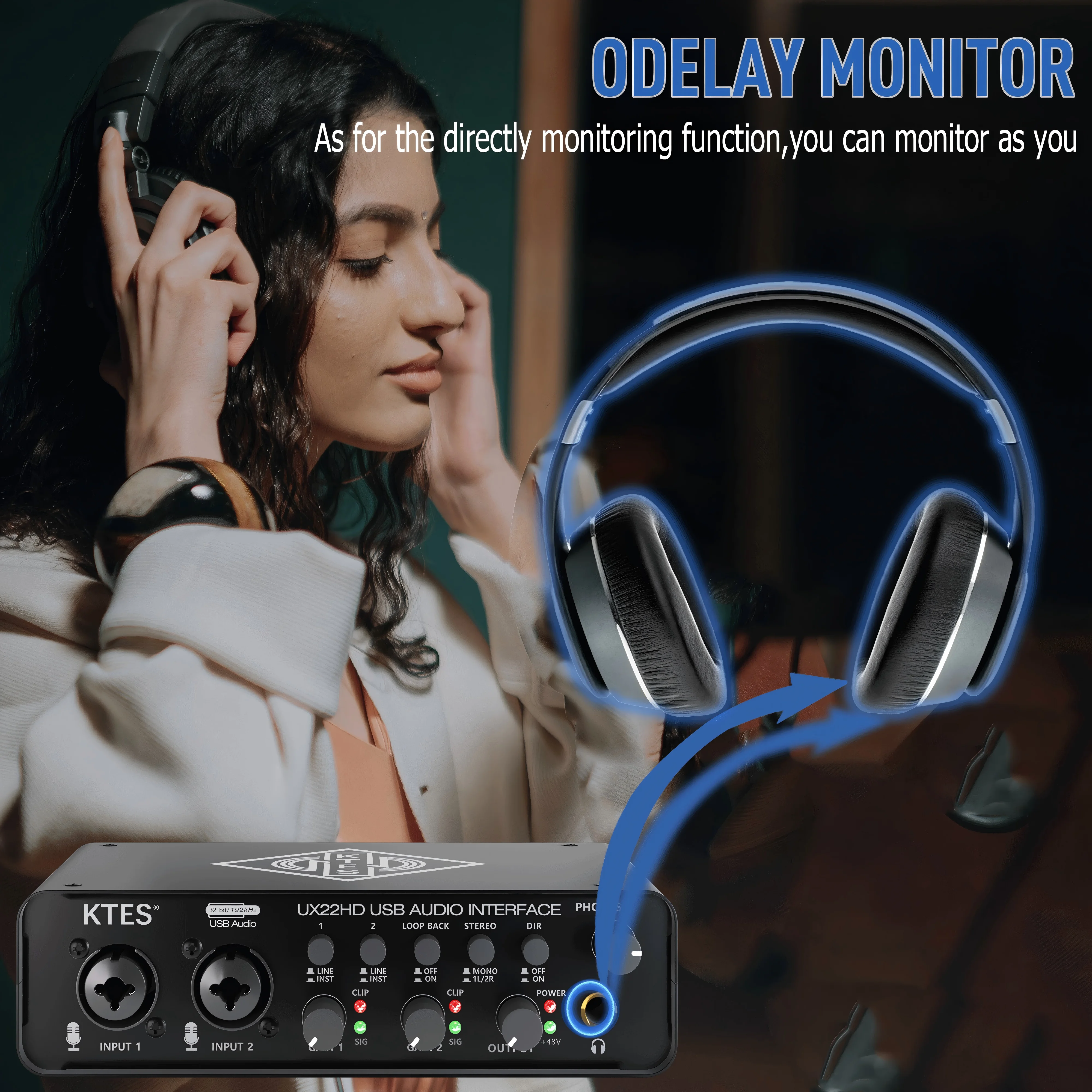 UX22 Audio Interface 192kHz 32 - Audio Music In Youtube 评论和价格