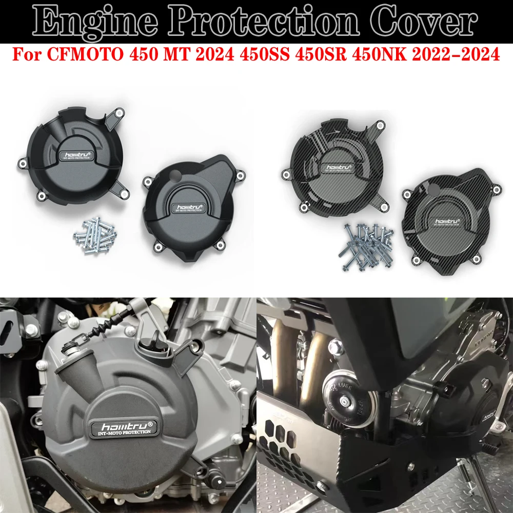 For CFMOTO 450 MT 2024 450SS 450SR 450NK 2022-2024 Motorcycle Accessories Engine Fall Protective Cover