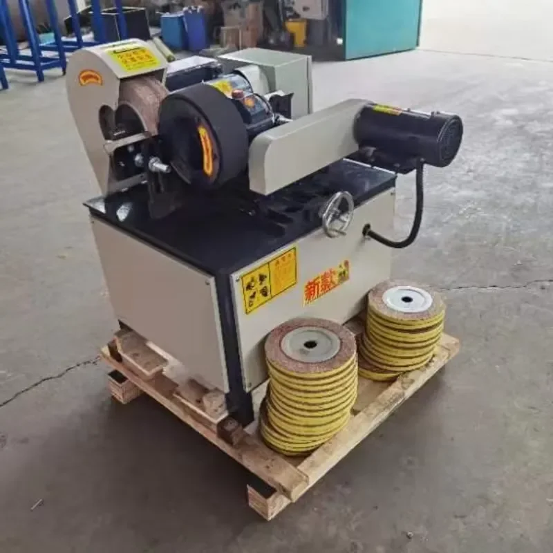 CE Certification Pipe Outer Round Polishing Machine Tube Surface Grinding Equipment for Stainless Steel Iron and Metal Pipe