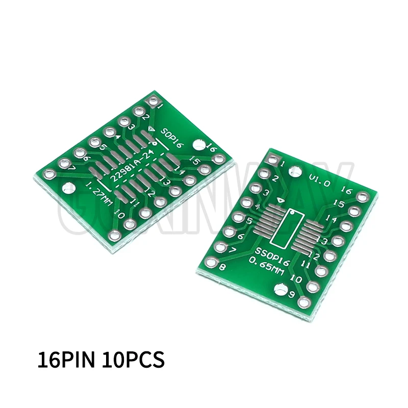 PCB عدة SOP8 SSOP10 SOP14 SOP16 20 24 28 56 إلى DIP/SMD إلى DIP IC مأخذ توصيل محول SOIC TSSOP مجلس لوح مهايئ 0.65 مللي متر 1.27 مللي متر