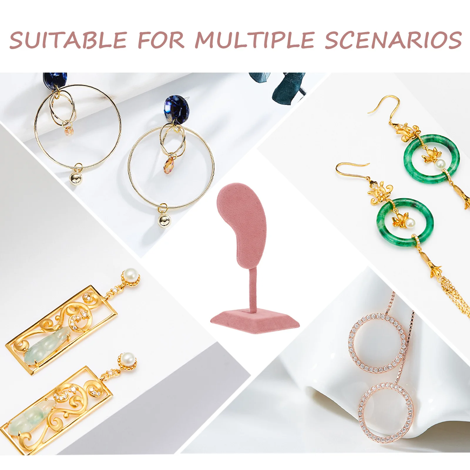 Ohrring Organizer Schmuck Display Ständer Elegantes Design Baumeln Ohrring Halter Große Kapazität Lagerung Rack Ohr Studs Display Ständer