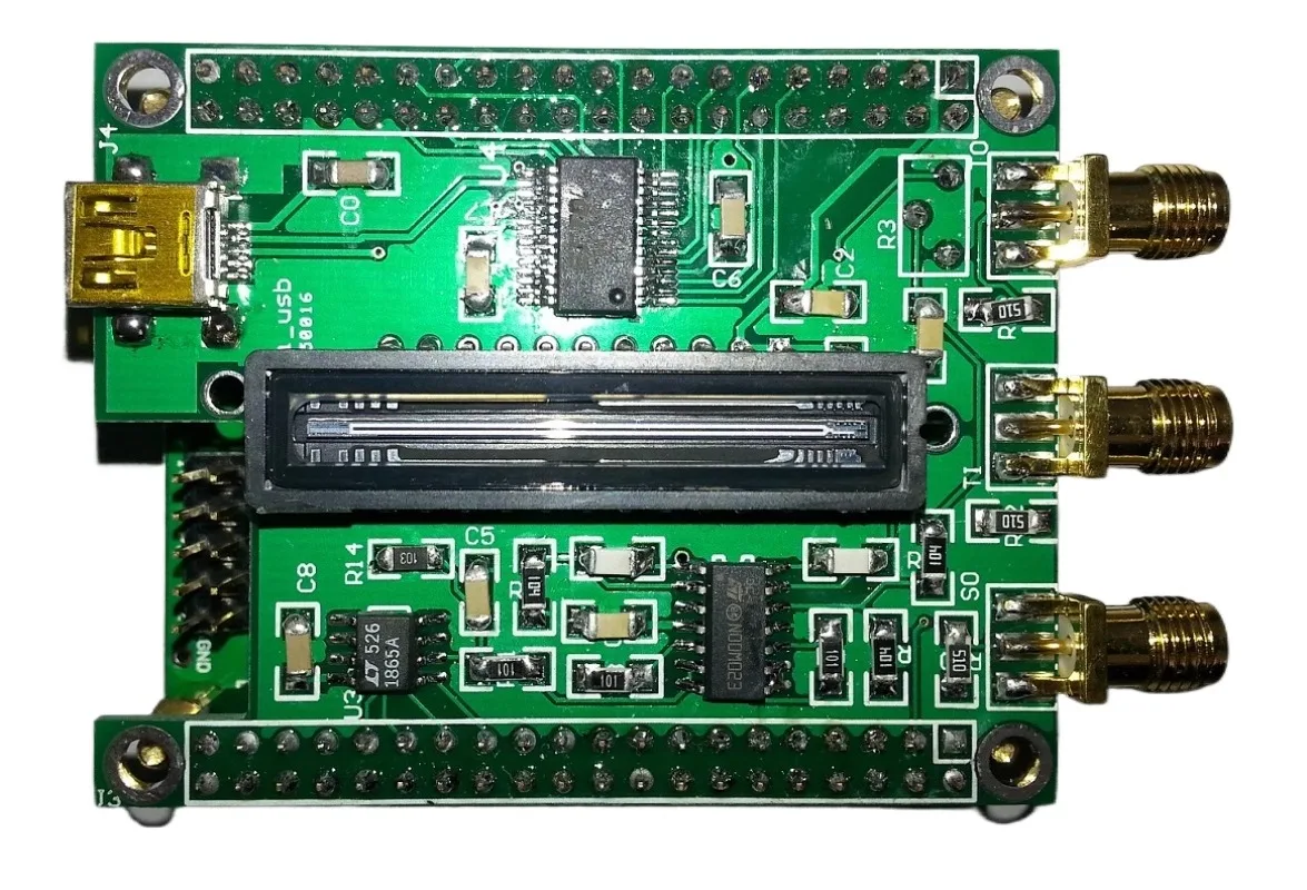 

High-Resolution USB Linear Array CCD (TCD1304, 50 frames per second, integration time selectable as 200μs-20ms or 10μs-1ms),