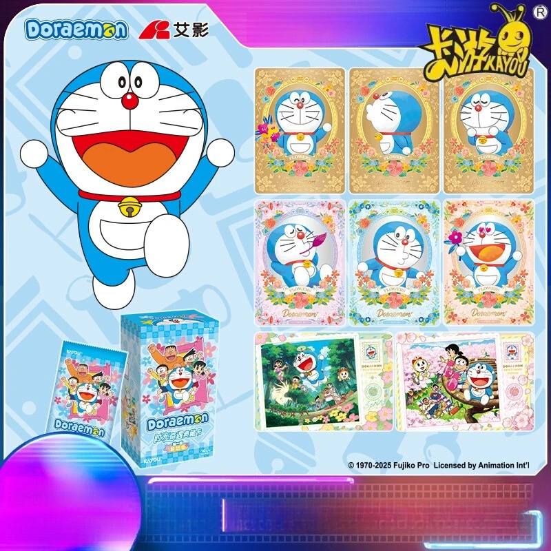

Карта Дораэмон, карта сбора данных «Приключение времени», причудливая сумка, официальная коллекционная карта периферийных устройств с анимацией
