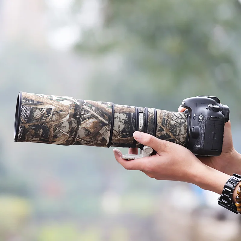 Imagem -04 - Capa de Camuflagem para Canon ef 400 mm F5.6 l Proteção Impermeável e Impermeável