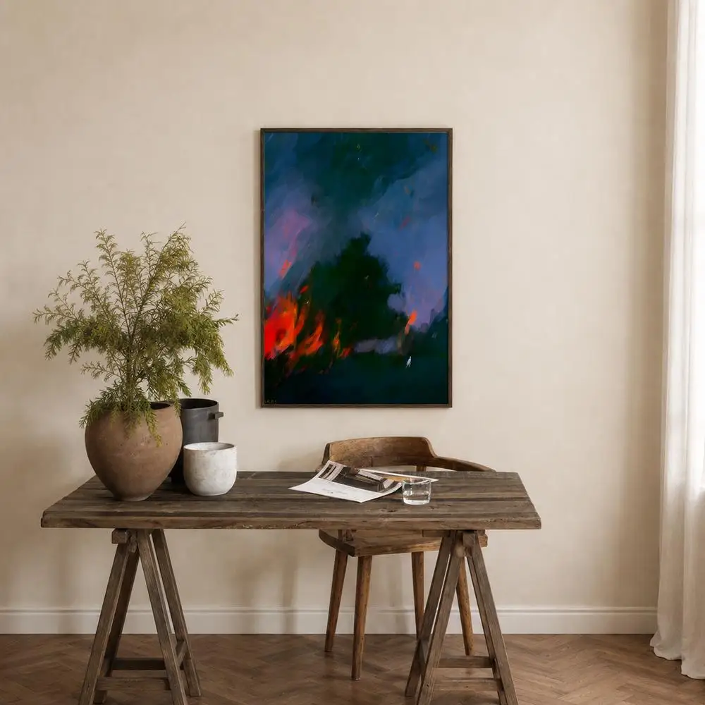 Creator Holly Warburton Poster Self‑Adhesive Waterproof PP Poster Coffee House Bar Wall Art Sticker Room Home Decor