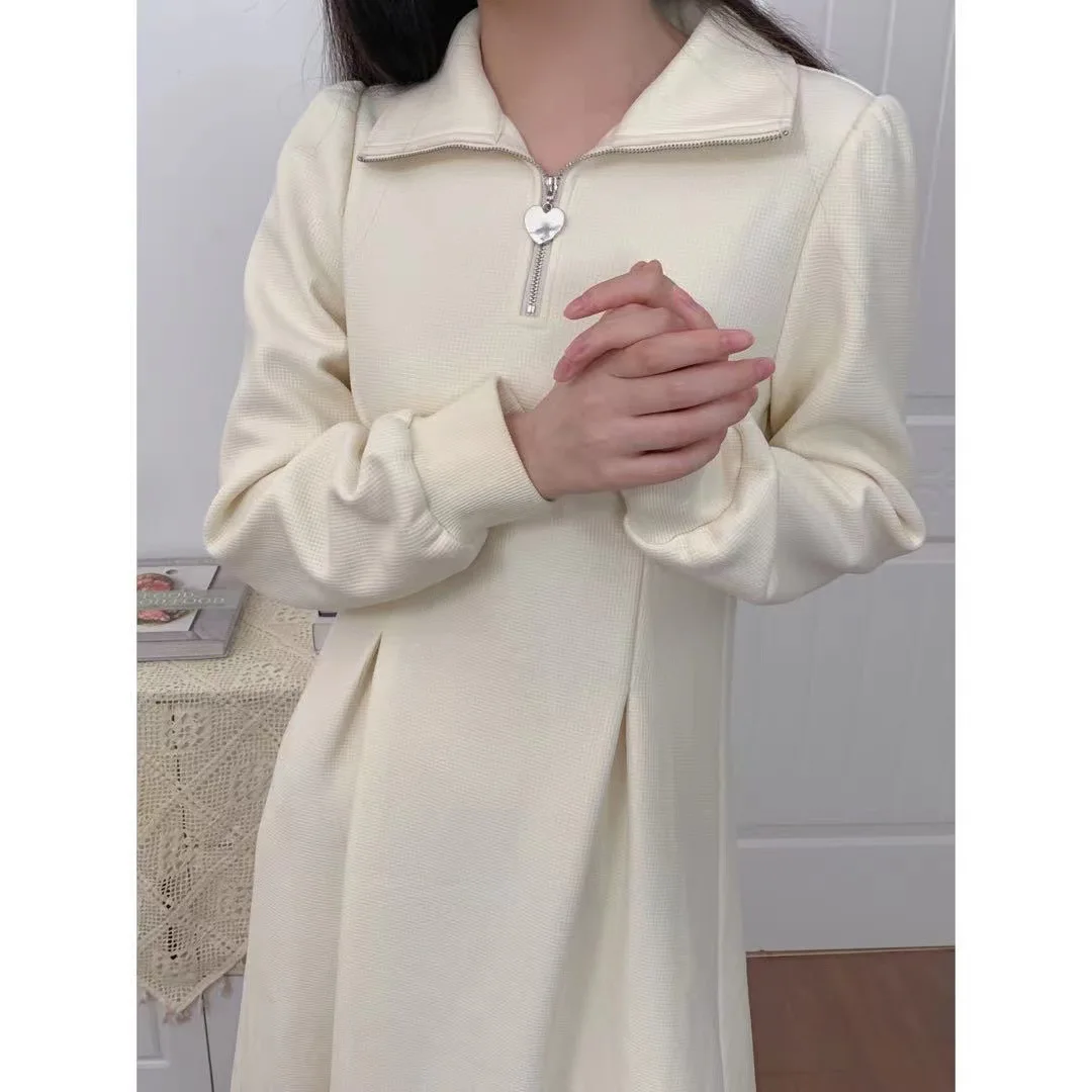 Kleider Damenkleid für Mädchen, Herbst, Samt, Patchwork, bestickt, Stehkragen, Bund, langärmelig, künstlerisch, exquisiter Empfang