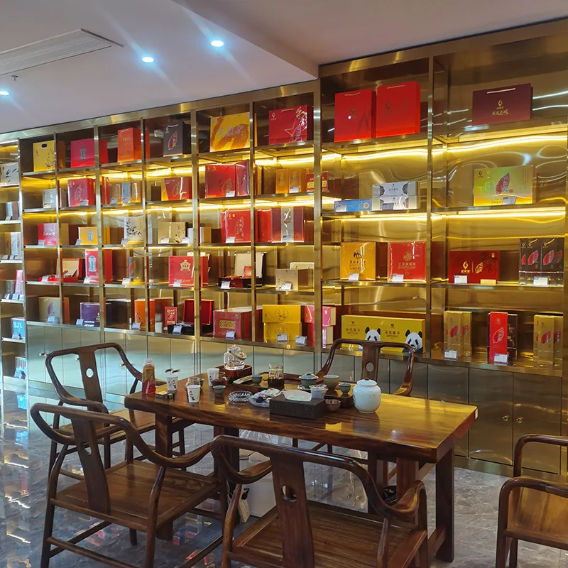 Tobacco and alcohol stores display stainless steel display commercial wine shelves