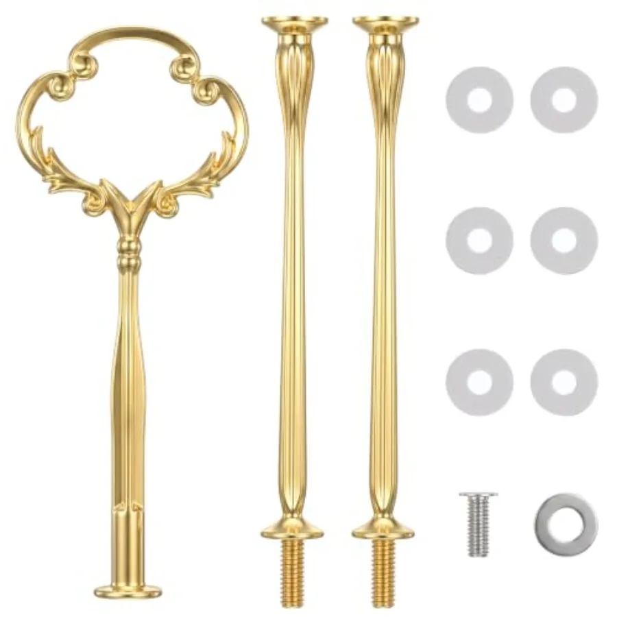 3 Tier Little Crown Tiered Tray Hardware Kit, Gold Cake Stand Hardware