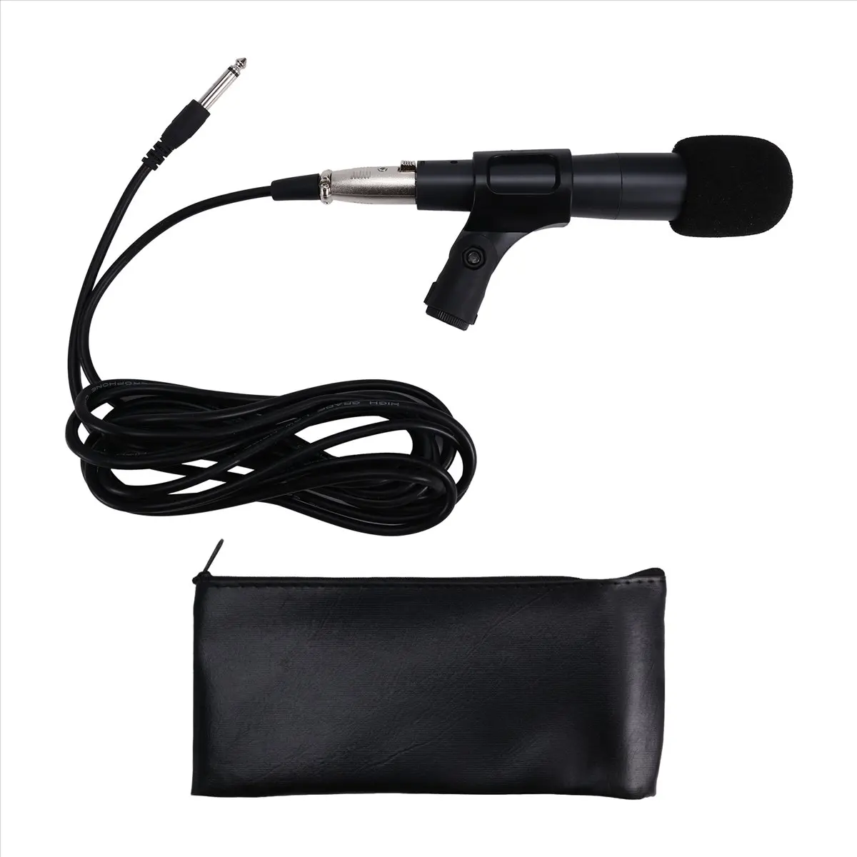 【New Arrival】 Mini Dynamic Microphone Stereo Studio Mic KTV Wired Handheld Mic Universal for Cell Phone PC Voice Recording