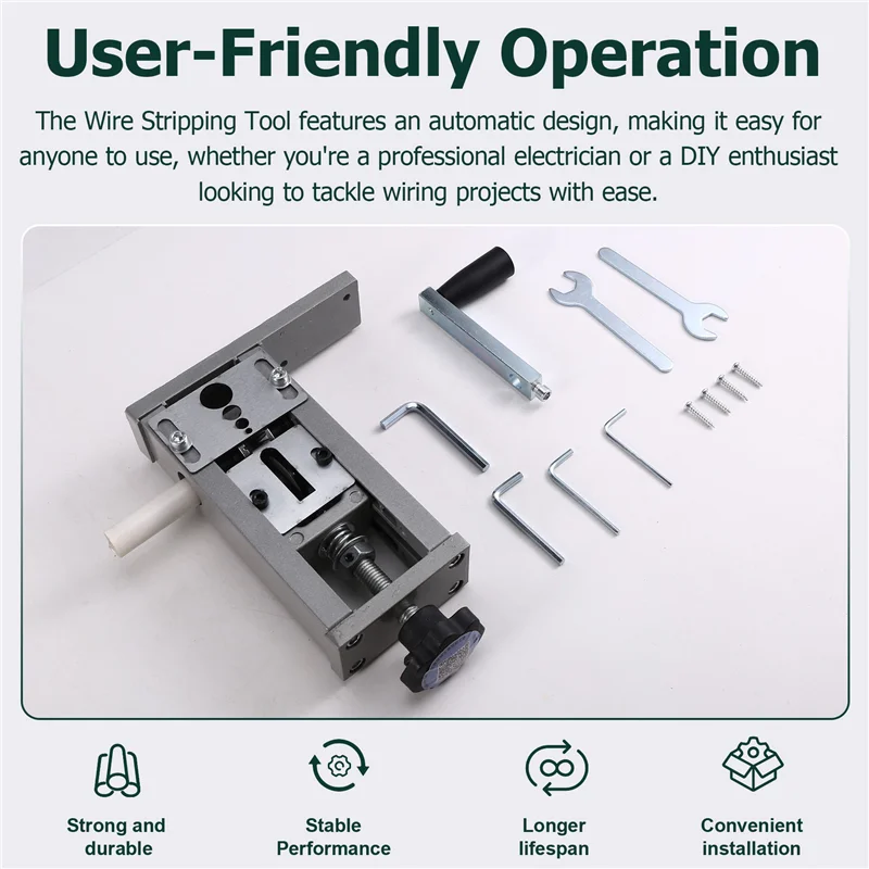 ماكينة تجريد الأسلاك اليدوية سلك 1-21 مللي متر كابل ماكينة تقشير كهربائية لإعادة تدوير كابل الأسلاك النحاسية الخردة-ABGL #4