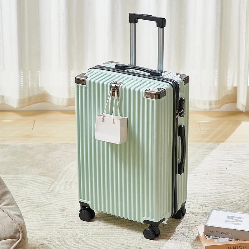 Modern Carry on Trolley CaseCustom Large 20/22/24/26/28 Inch PC ABS Luggage with Combination Lock Wholesale Prices Suitcase image 3