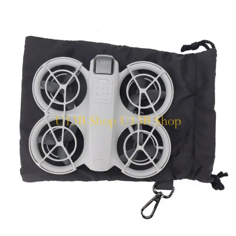 U13B Protections Sleeve for Drones Smooth Interior Drawstring Carrying Bag Water Resistant Exterior Controller Pocket