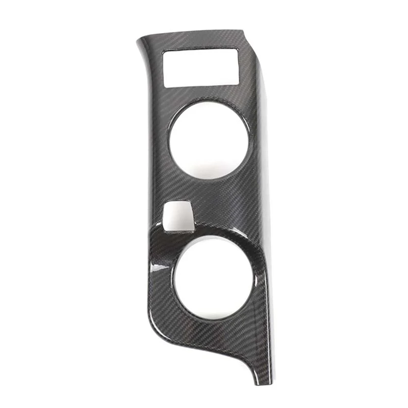 

Central Water Cup Holder Panel For Nissan 400Z Real Carbon Fiber Decorative Interior Modification