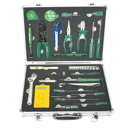 50PCS Household Tool Set  Multi-Function Tools Set Hardware Toolbox Kits with plier wrench  and screwdriver inside