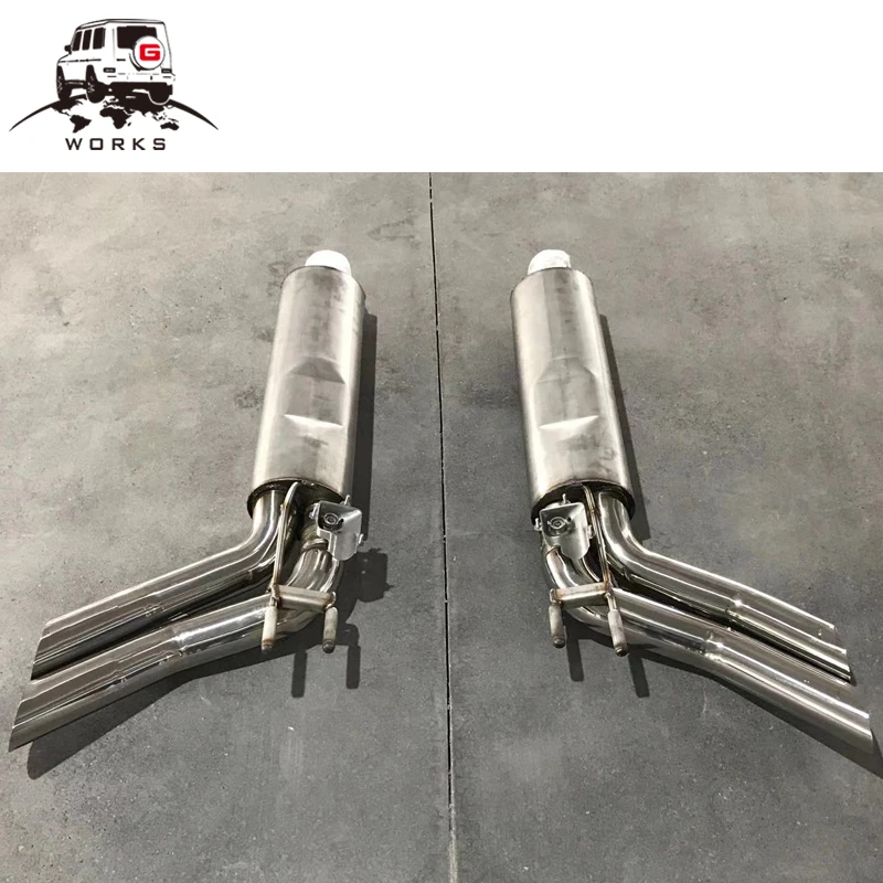 2019-2024year silver car auto tips muffler W463A W464 B style exhaust