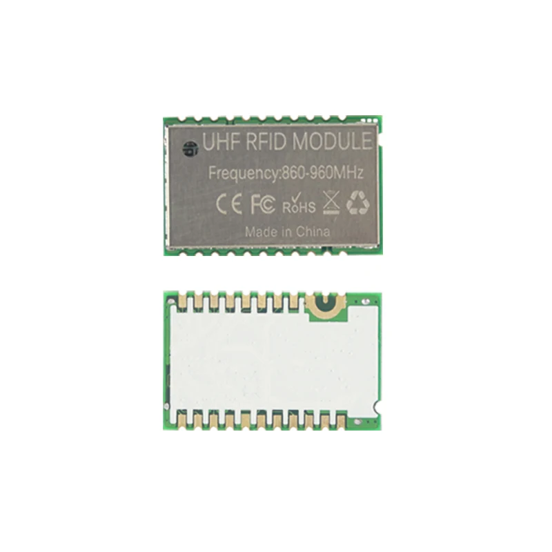 Pembaca Rfid UHF Chip 18/25/27dBm 860-960Mhz 2.5M Rentang Baca untuk Modul Pembaca RFID UHF Tertanam