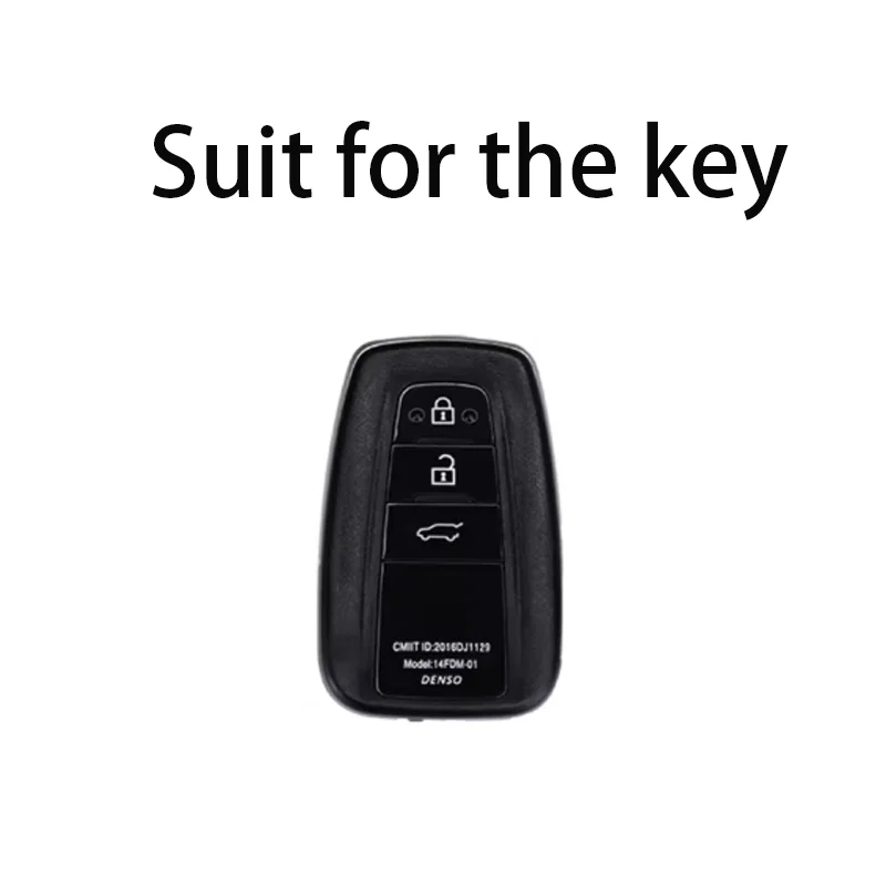 Gray for Toyota Prius Camry Corolla C-HR CHR RAV4 Prado Izoa Levin Avalon 2018 2019 2020 Remote Key Case Cover Car Accessories