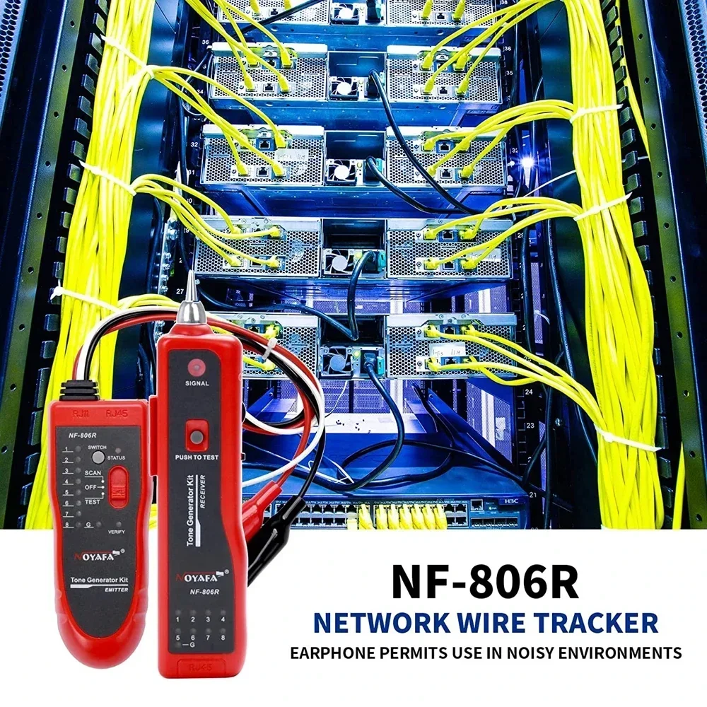 Noyafa NF-806 Mutifuncation Cable Test Detector Support Trace Telephone Lan Wire Finder Cable Continuity Tester Wiremap