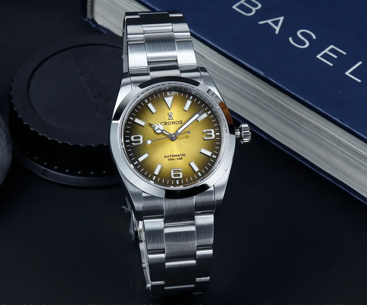Cronos Luxury Men's Watches 36mm Explore Climbing Series Fashion Couples Sport Watch Unisex Automatic Mechanical Watch 10Bar