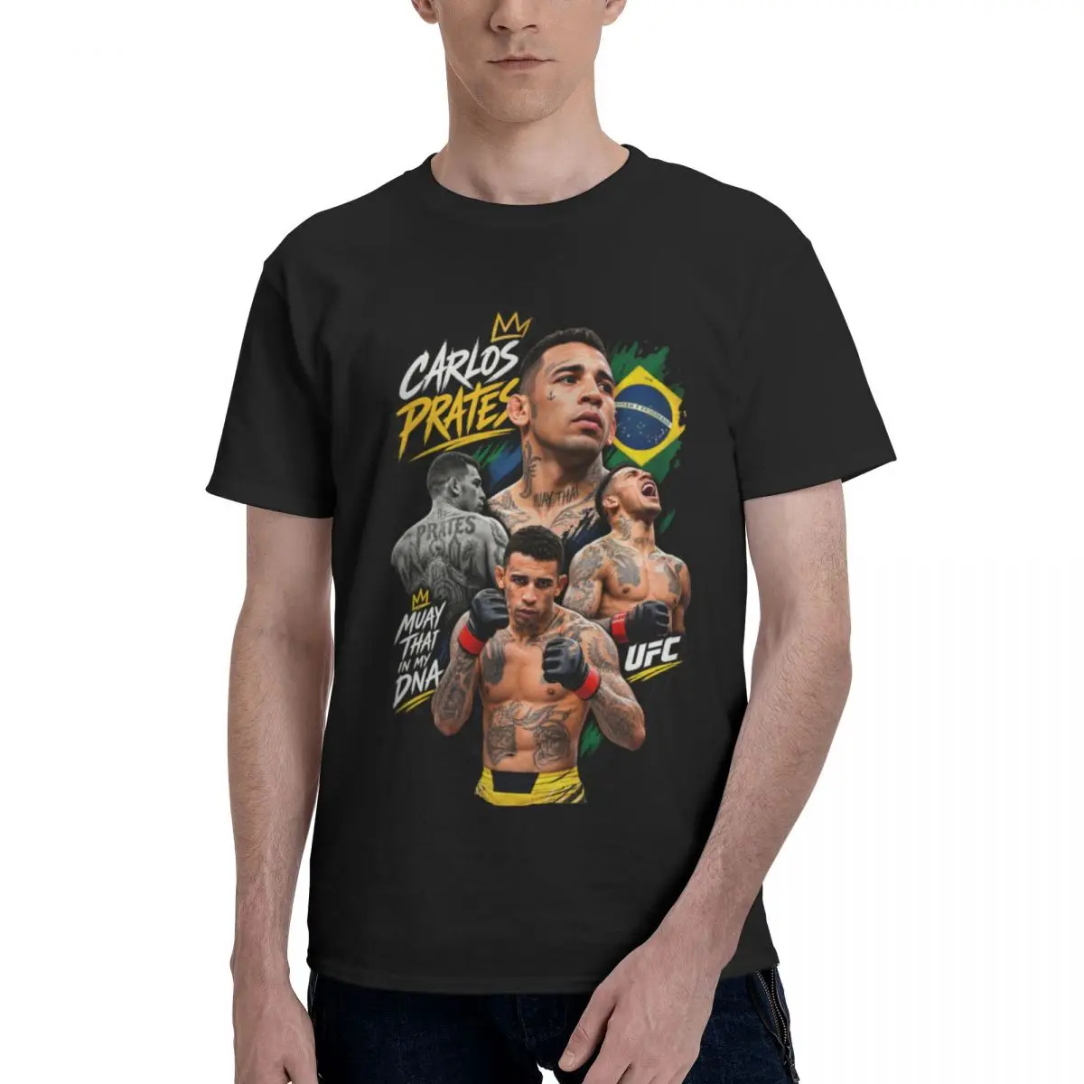 Carlos Prates Smoker Fun T Shirts Graphic Y2K Idea Quality Mens Women T Shirts Clothing