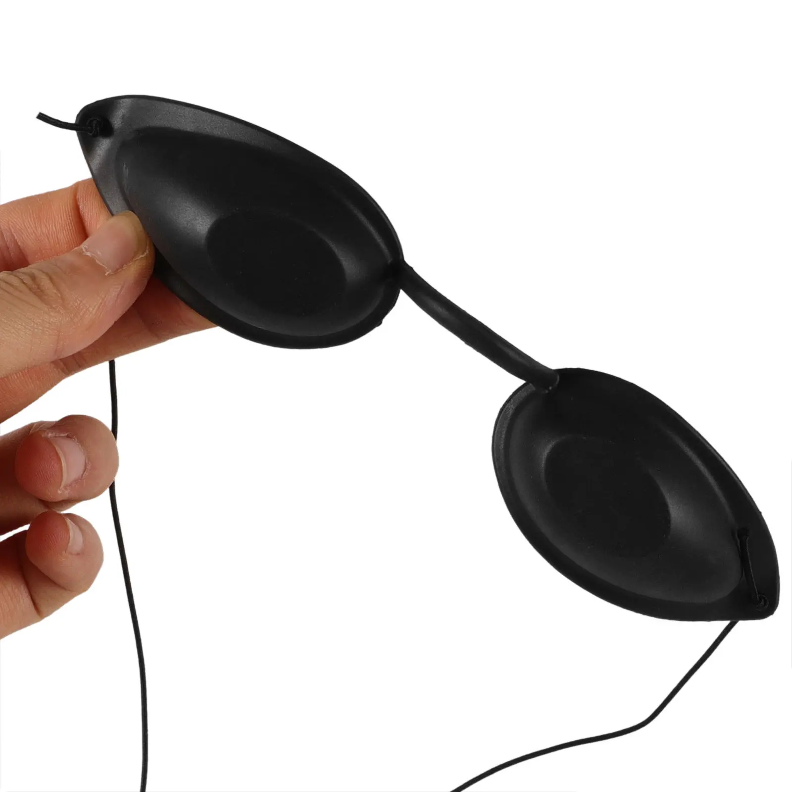 

2Pcs Eye Protection Shade Mask Adjustable Comfortable Safety Mask for Removal Eyebrow Shaping Tanning Bed Use