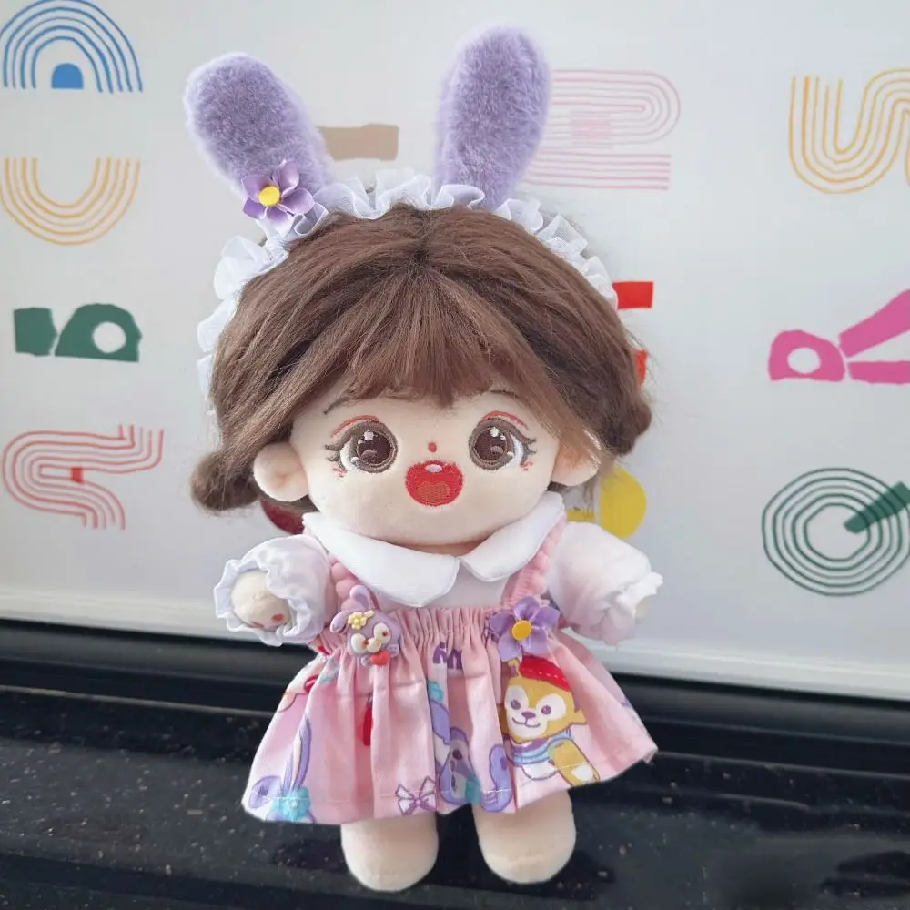 Cute Doll Lovely Clothes With Cartoon Headband Accessories 7 Styles Princess Dress Clothes Decoration