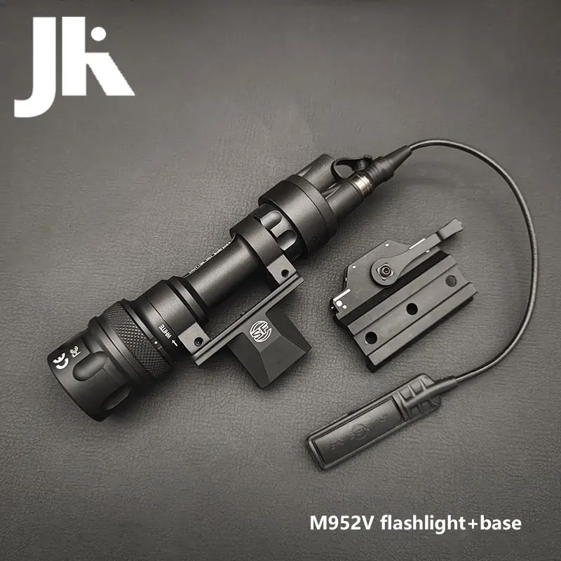 

Tactical M952V LED light Scout Flashlight Weapon Lights With M93 QD Mount Waterproof For Rifle Constant Momentary strobe output