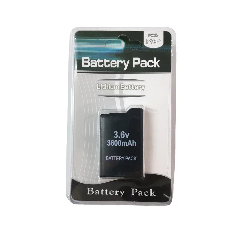 3600mAh 3.6V Rechargeable Lithium Ion Battery Pack for Sony PSP1000 PSP 1000 PlayStation Portable Console Replacement Batteries