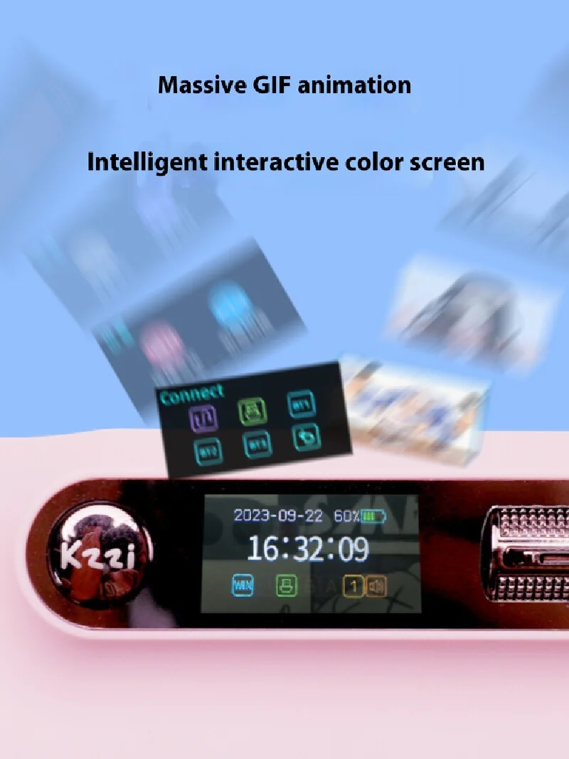 Kzzi Z98 Play Wireless Three-Mode Mechanical Keyboard Bluetooth 2.4g Wired Game Office Gasket Structure Hot-Swappable