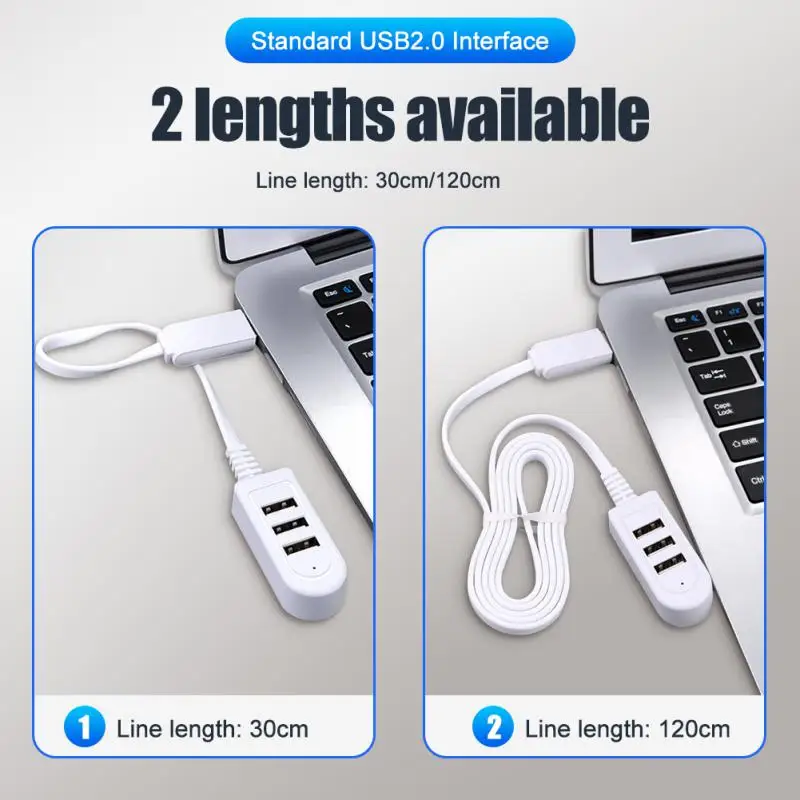 Cable Socket Usb Hub High Speed Usb Splitter Universal Usb 2.0 Hub Socket Multi-function Hub For Pc Laptop Notebook