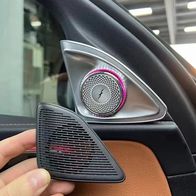 4D Rotatingo ลําโพงทวีตเตอร์โรตารี่สําหรับ Mercedes Benz C Class W206 สําหรับ C200 C300 สภาพใหม่รถอุปกรณ์เสริม