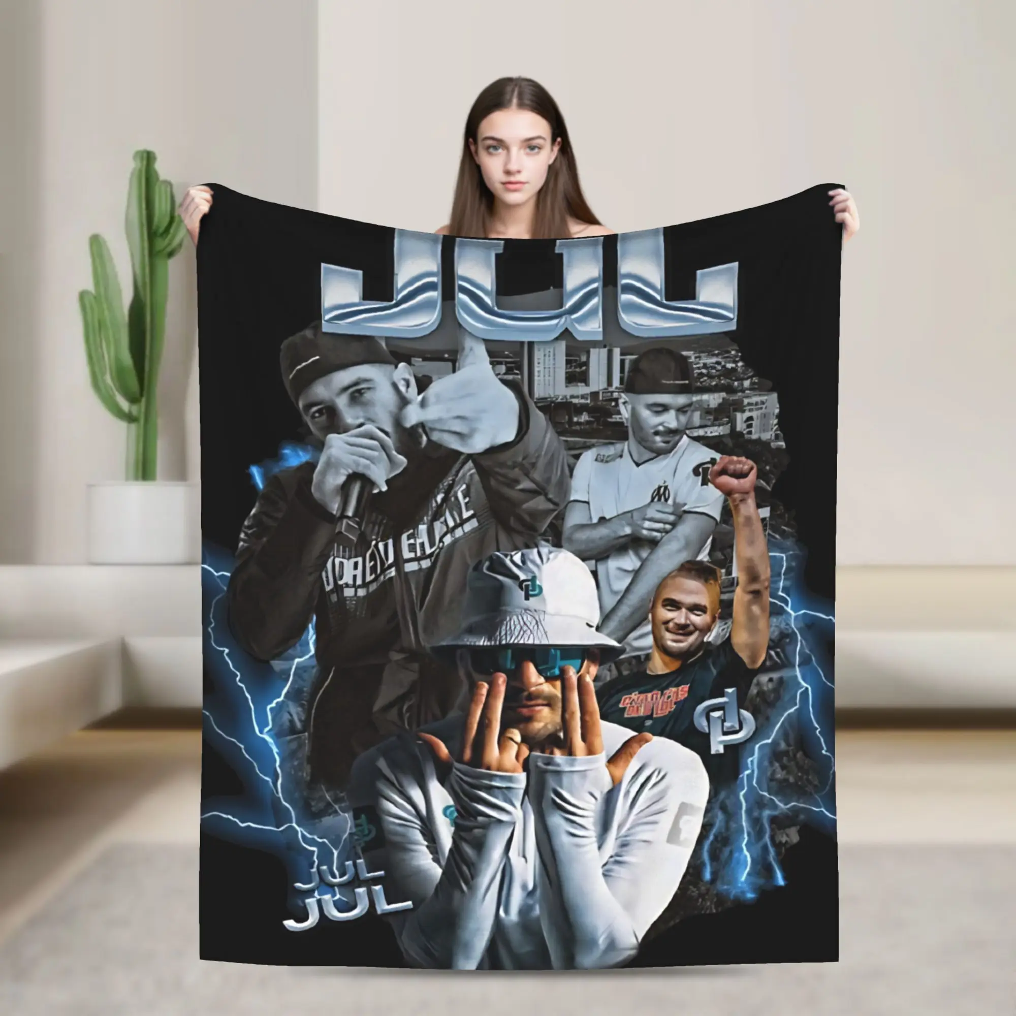 Jul Bootleg 2025 Blankets Quality Soft Warm  Throw Blanket Winter Travel Couch Bed Fashion Bedspread