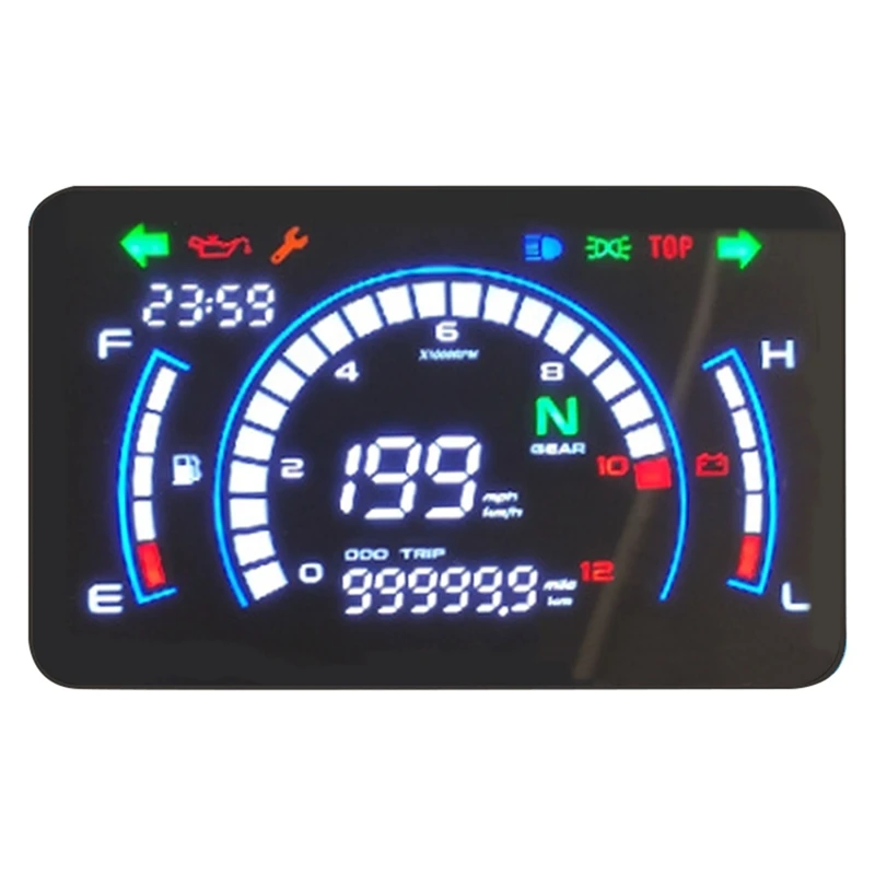 Universal Motorcycle Speedometer Digital Panel For Honda DREAM EX5 Instrument Speed Speed Tachometer Digital Instrument