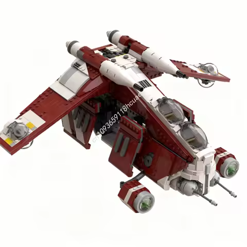 1782pcs MOC Star Battle Republic Gunship Coruscant Guard Model Building Blocks Construction Toys DIY Christmas Gifts Idea