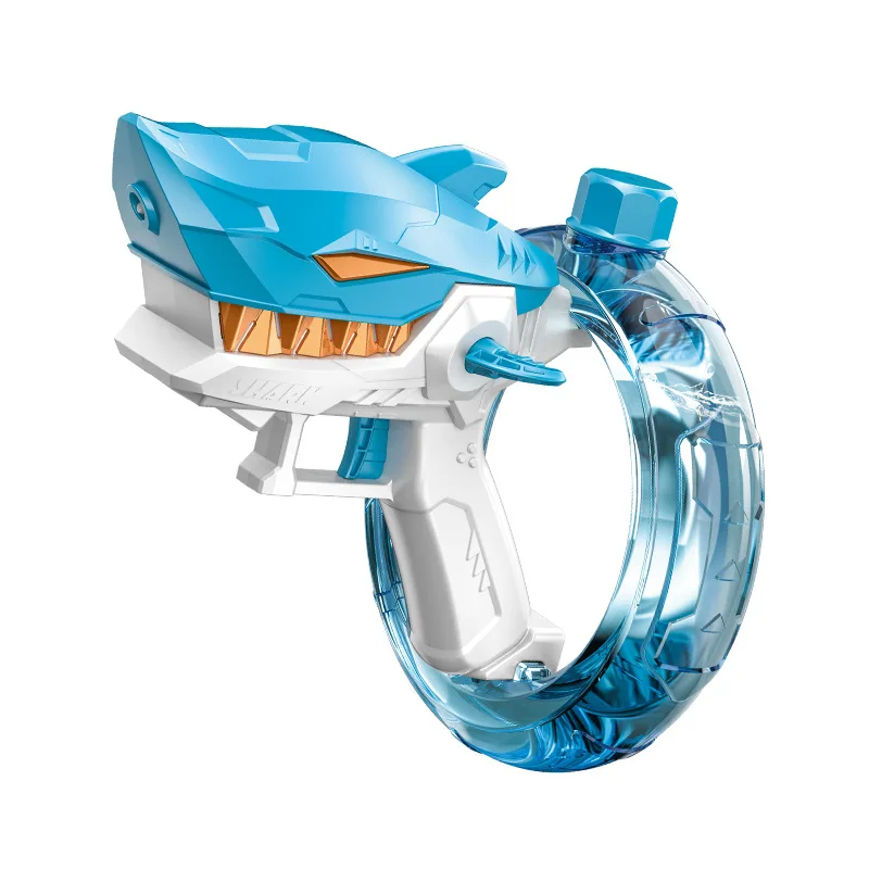 Rekin elektryczne pistolety na wodę automatyczna zabawka dla dzieci wysokociśnieniowe silne ładowanie dzieci letnia plaża walka na świeżym powietrzu gry w sprayu wodnym